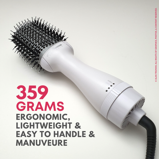 Alan Truman Silver Ceramic Blow Dryer Brush - Alan Truman