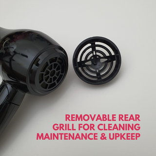 Alan Truman Black Mini Hair Dryer (1100 Watts DC Motor) - Alan Truman