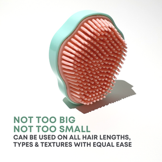 Alan Truman Super-soft Scalp Massage and Shampoo Brush for fine, fragile & damaged hair - Alan Truman