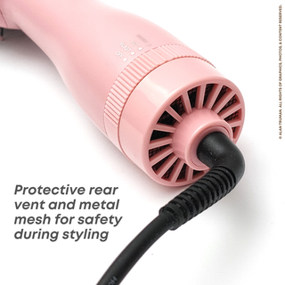 Alan Truman Pastel Pink Compact Blow Dryer Brush - Alan Truman