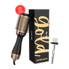 Alan Truman Blow Dryer Brush for Everyday Blowouts & Blow-styling at home - Black Gold Ceramic