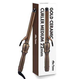 Alan Truman Gold Ceramic Curler - 22mm - Alan Truman