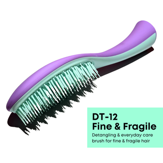Buy - Alan Truman DT-12 Fine & Fragile Detangling & everyday care brush for fine & fragile hair