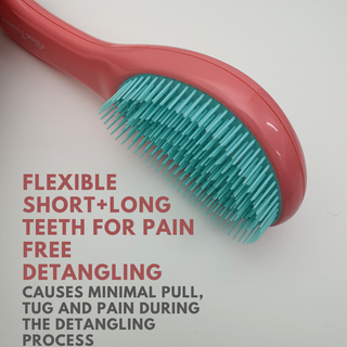 Alan Truman DT-02 Detangling Brush (Pink Blue) - Alan Truman