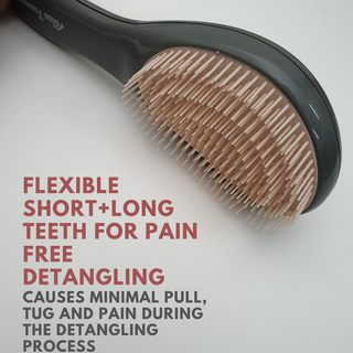 Alan Truman DT-01 Detangling Brush (Grey Pink) - Alan Truman