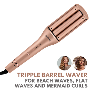 Alan Truman All Gold Tripple Barrel Hair Waver - Alan Truman