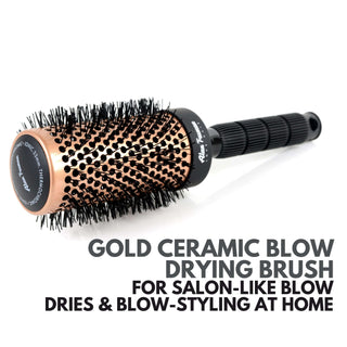 Alan Truman Gold Ceramic Blow Drying Brush (Medium) - Alan Truman