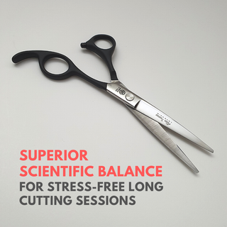 Alan Truman F160 Rubberised Handle Hair Cutting Scissor (6 inch)