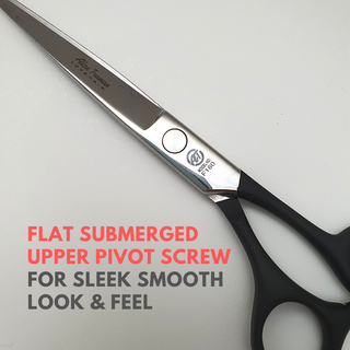 Alan Truman F160 Rubberised Handle Hair Cutting Scissor (6 inch)