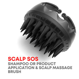 Alan Truman Scalp SOS Black Shampoo & Scalp Massage Brush - Alan Truman