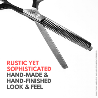 Alan Truman F138T Rubberised Handle Hair Thinning Scissors (5.5 inch)
