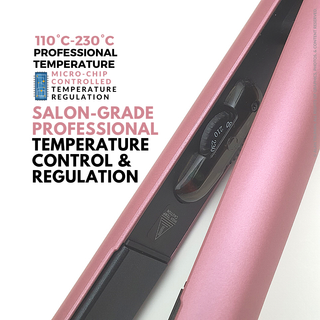Alan Truman AT 104 Soft Pink Tourmaline Ceramic Hair Straightener - Alan Truman