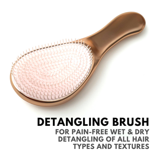 Alan Truman DT-07 Detangling Brush (Rose Gold) - Alan Truman